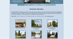 Desktop Screenshot of kamenice-nad-lipou.tschechische-gebirge.de