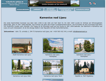 Tablet Screenshot of kamenice-nad-lipou.tschechische-gebirge.de
