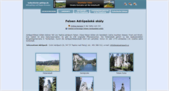 Desktop Screenshot of felsen-adrspasske-skaly.tschechische-gebirge.de
