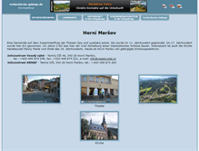 Tablet Screenshot of horni-marsov.tschechische-gebirge.de