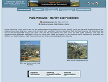 Tablet Screenshot of mala-moravka.tschechische-gebirge.de