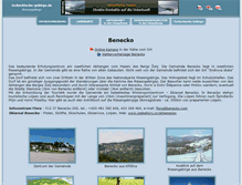 Tablet Screenshot of benecko.tschechische-gebirge.de