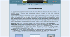Desktop Screenshot of jablonne-v-podjestedi.tschechische-gebirge.de