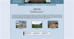 Desktop Screenshot of ceska-lipa.tschechische-gebirge.de