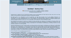 Desktop Screenshot of karlsbad-karlovy-vary.tschechische-gebirge.de